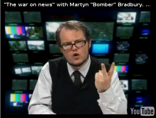 Bomber salutes the news
