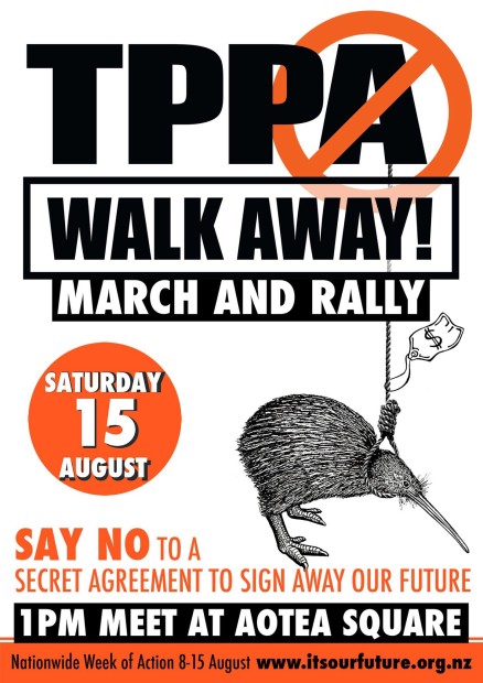 TPPA protest poster