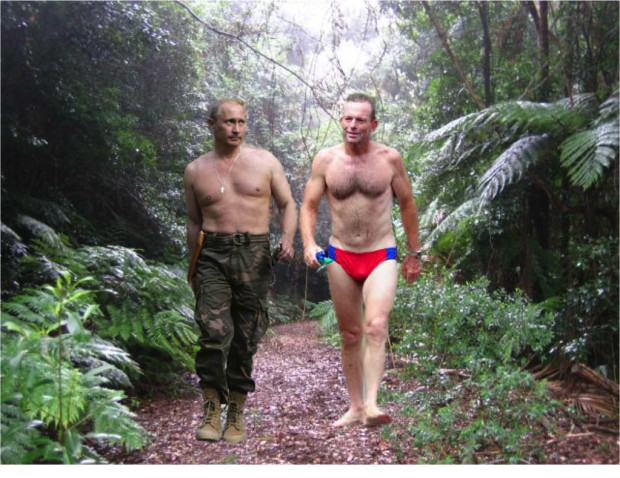 Putin Abbott speedos