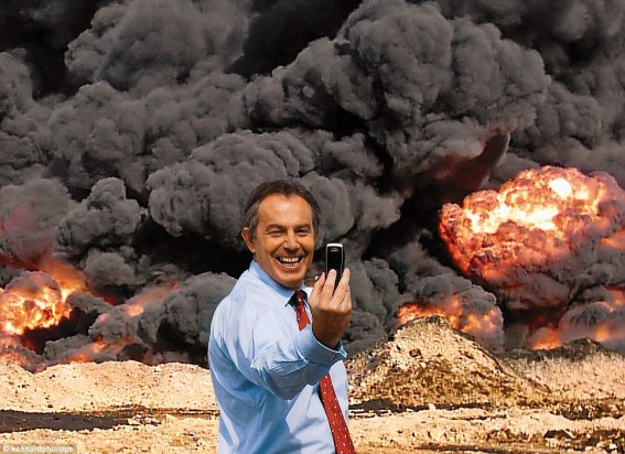 Tony Blair destruction